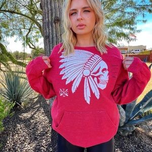 The Drive Clothing- APACHE WIDE NECK SWEATSHIRT